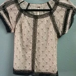 Free People sheer blouse